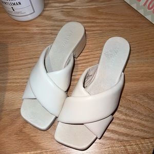 Sanctuary nude sandals, size 7.5